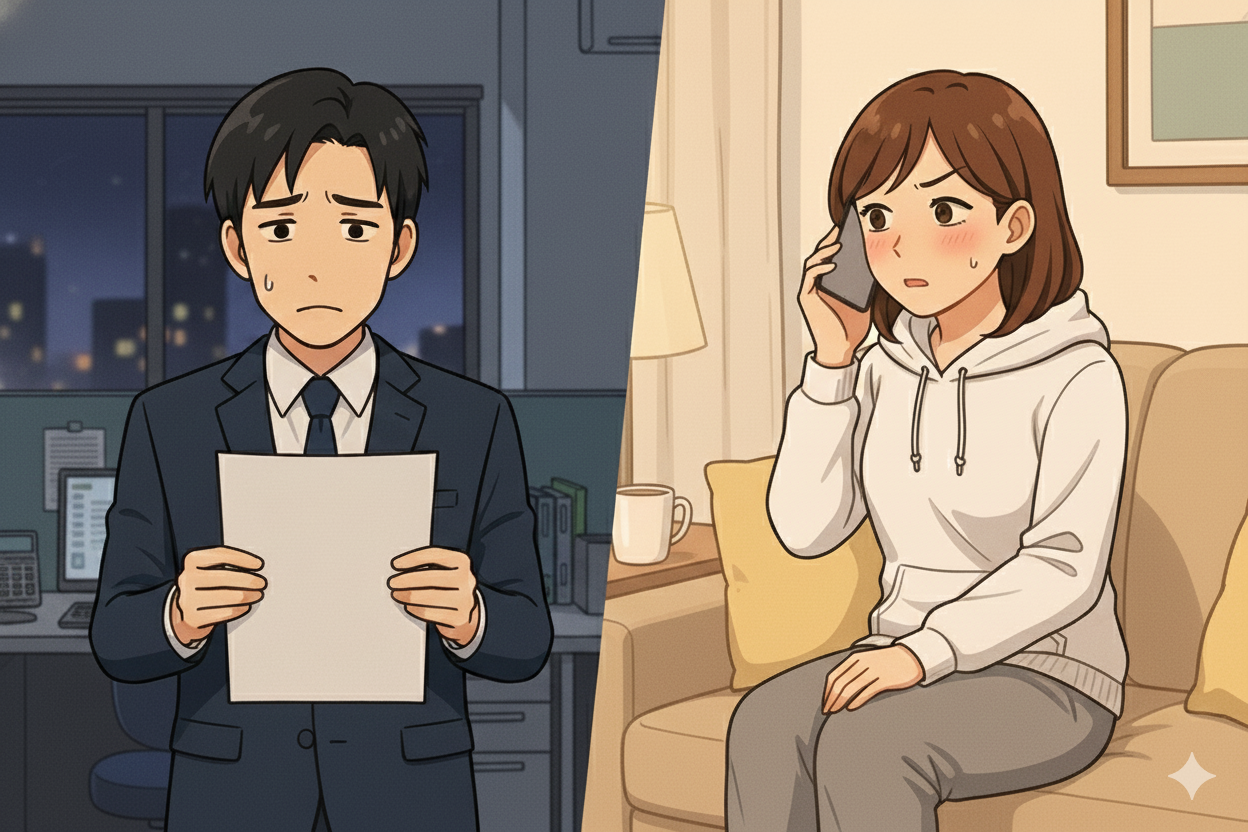 退職を拒否され困っている社員をサポートする退職代行ヤメサスの退職支援イメージ。